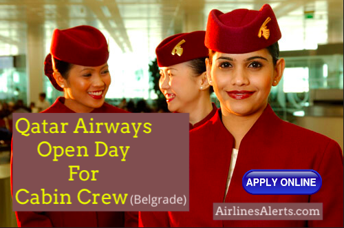 Qatar Airways Open Day For Cabin Crew In Belgrade 8th December 2019