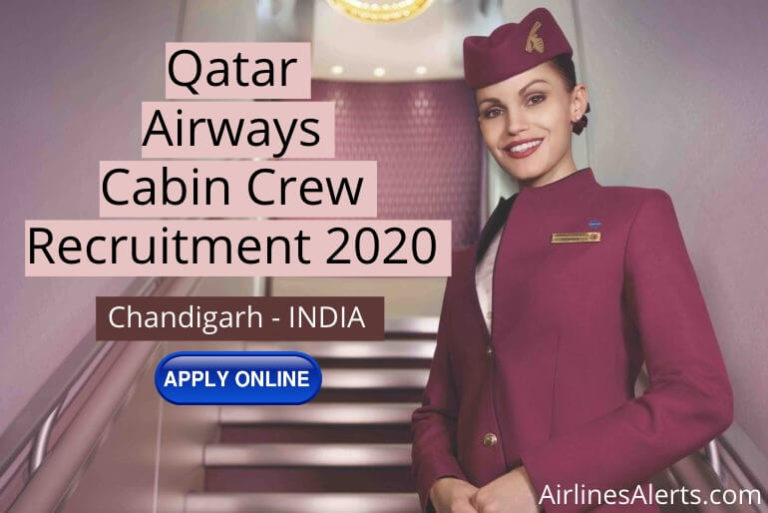 Cabin Crew Recruitment Qatar Airways (Chandigarh - India) 2020