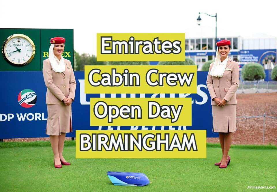 Emirates Open Day For Cabin Crew –BIRMINGHAM [ 2020 ] Apply Online 