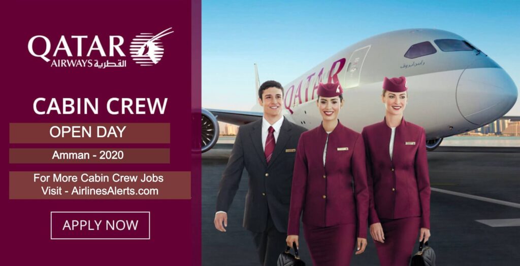 Qatar Airways Open Day in Amman For Cabin Crew - (March) Apply Now 