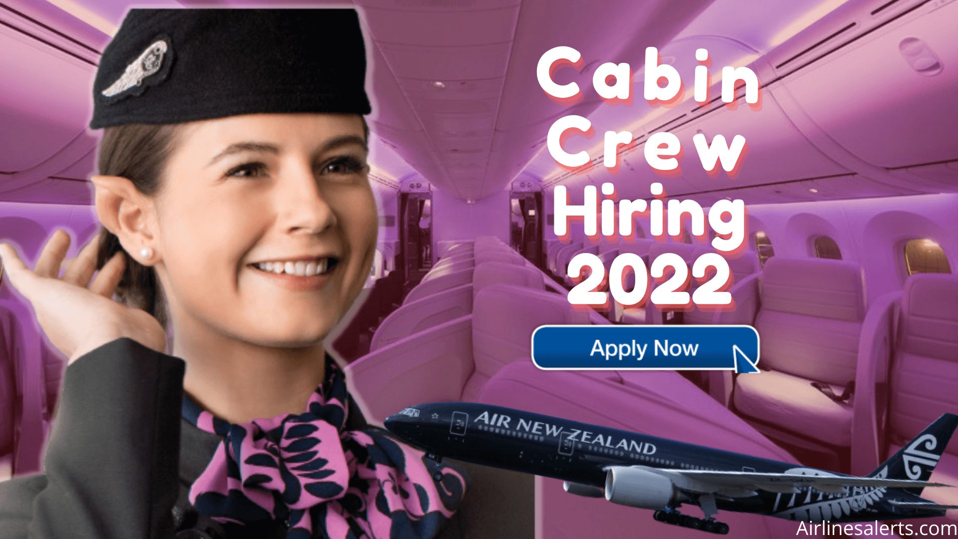 Air New Zealand Cabin Crew Recruitment 2022 (Regional) - Apply Now
