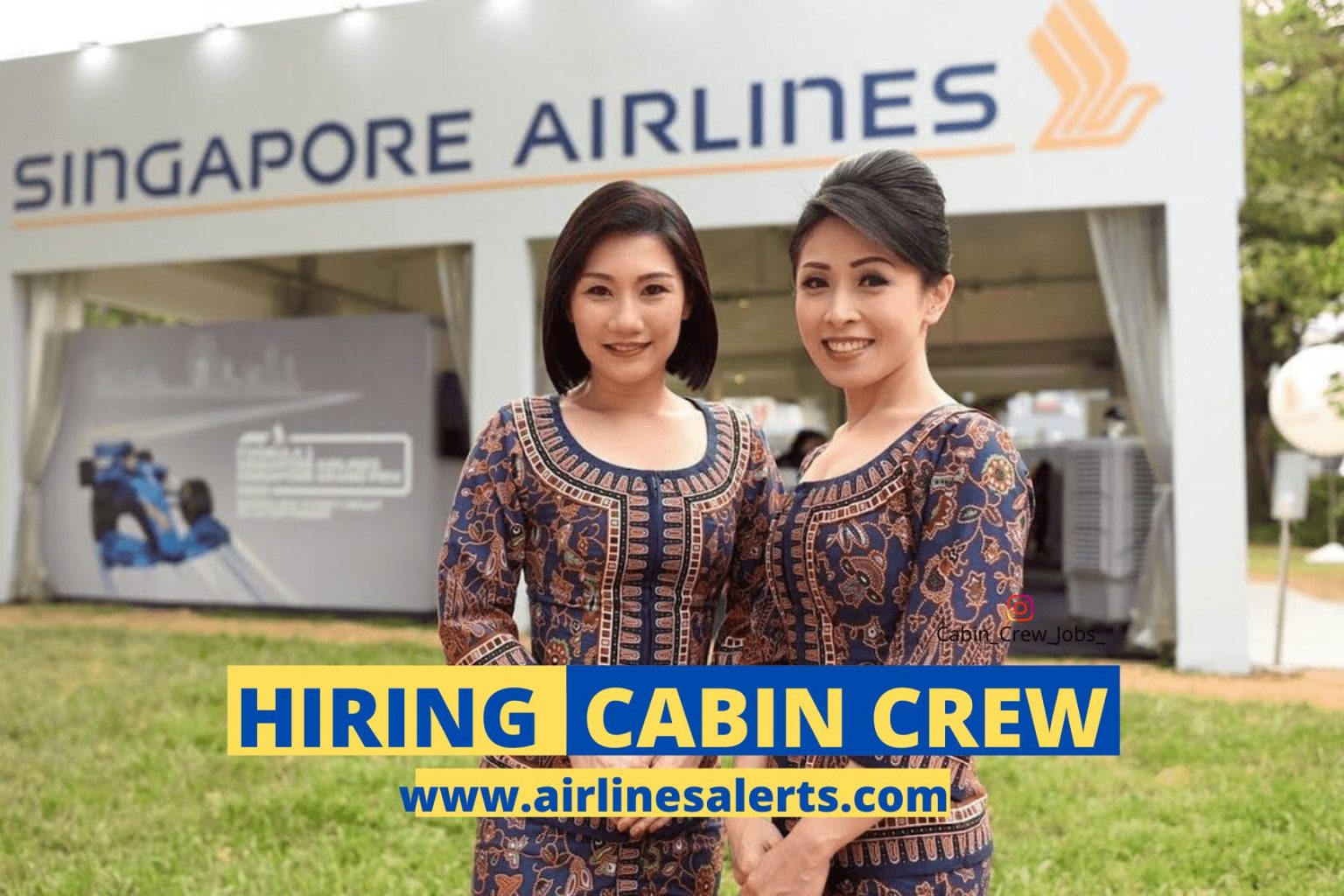 Singapore airlines Cabin Crew Recruitment 2022 April-May APPLY Now