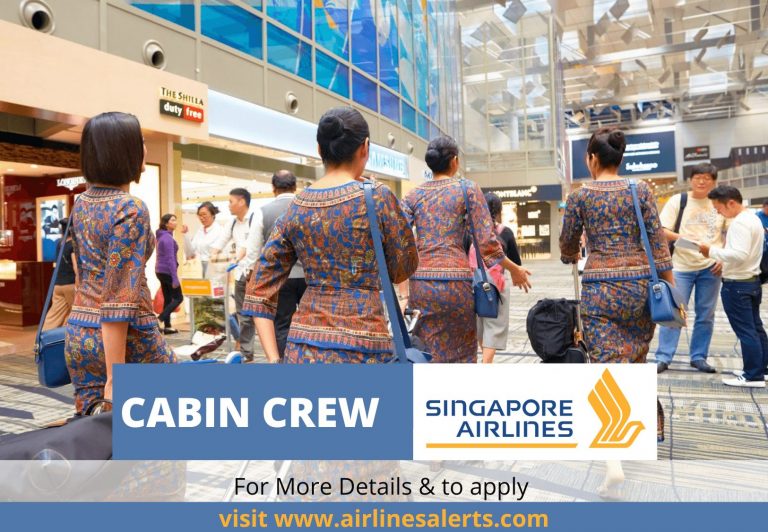 Singapore Airlines Cabin Crew Hiring 2022 (August) - APPLY Here ...